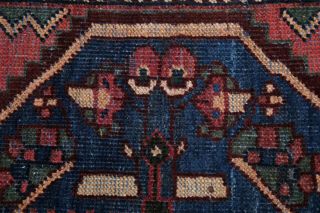 Antique Geometric EVENLY WORN Old Bakhtiari Persian Area Rug Oriental Wool 4 ' x7 ' 11