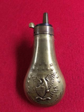 Civil War Era Colt 1849 Pocket Or Root Pocket Powder Flask