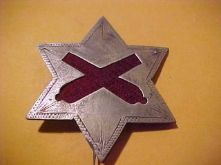 Civil War Union 8 Th.  Corps Artillery 1 St.  Division Corps Badge