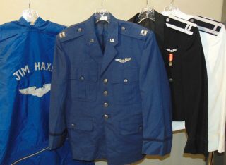 Vietnam War Era USAF Pilot Group,  Patches,  Uniforms,  Flight Jacket,  T - 39,  Haxby 3
