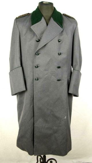 Ww2 Wwii German Army Forestry Service Officer Coat Greatcoat