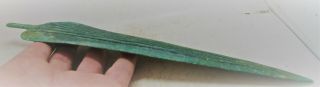 IRON AGE PERSIA BRONZE SPEARHEAD BATTLE OBJECT WAR ITEM 1200 - 800BCE LURISTAN 3