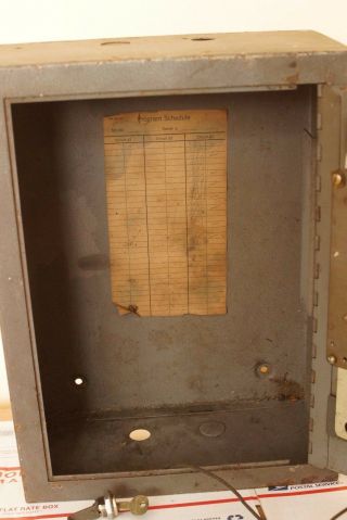 Vintage Industrial Simplex Time Recorder Model R83 4