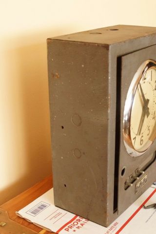 Vintage Industrial Simplex Time Recorder Model R83 7