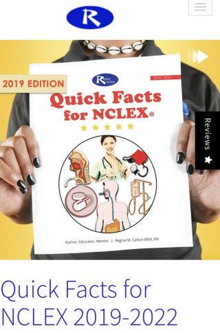 Remar Review Quick Facts 5 Stars Nclex Rn Review Book Recent Edition 2019