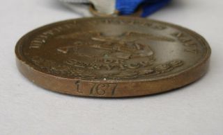 US Navy Civil War Campaign Medal 1767 with research - USN Campaign Badge 3