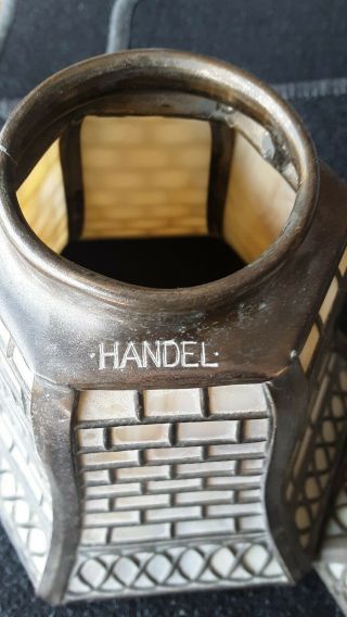 Handel lamp shades signed 21/4 fitter 3
