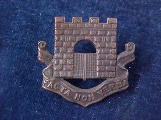 Orig Pre Ww1 Cap Badge 34th Fort Garry Horse " Fgh "