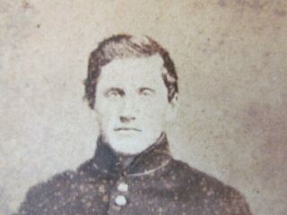 52nd Massachusetts Infantry Soldier Cdv Photograph