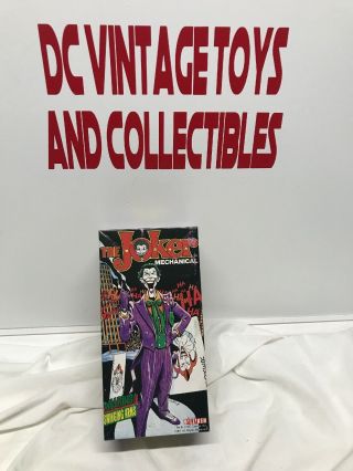 Vintage 1989 The Joker Batman Billiken Tin Wind Up Dc Comics