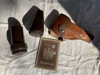 WWII German Holster,  Arbietsbuch and More 2