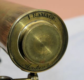 Library telescope in case – J.  Ramage,  Aberdeen 4