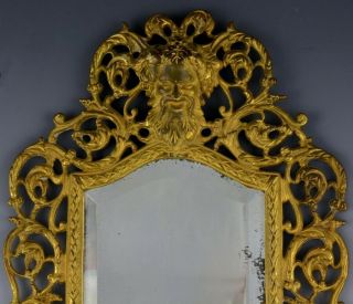 c1880 GOLD GILT BRONZE BACCHUS FIGURAL CHANDELIER CANDLE WALL SCONCE 2