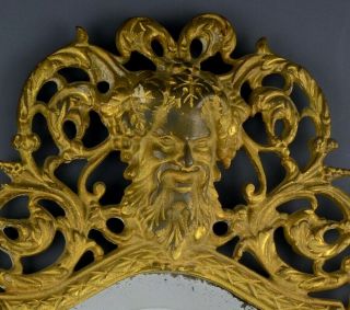 c1880 GOLD GILT BRONZE BACCHUS FIGURAL CHANDELIER CANDLE WALL SCONCE 3