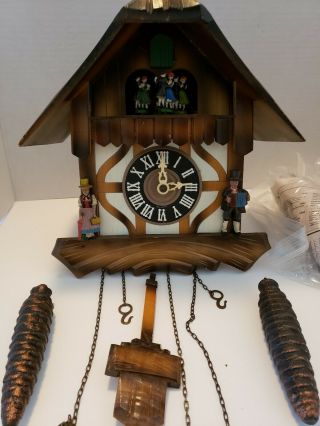 Antique/vintage German Black Forrest Cuckoo Clock,  Cuckoo Clock Mfg Co.