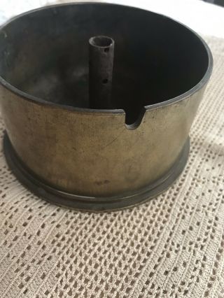 Vintage Brass Military Shell Us Navy 90 Mm M19 Ww2 Possible Ashtray.