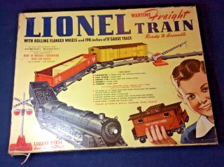 Lionel No.  50 Wartime Carboard Freight Train Set - Never Touched,  Rare