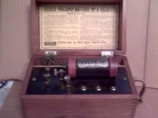 Antique C.  1899 Voltamp Battery No.  1 Medical Quackery Device,  Near.