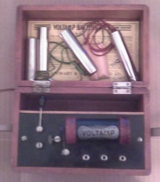 Antique c.  1899 VoltAmp Battery No.  1 Medical Quackery Device,  Near. 2