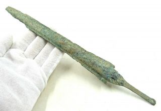 Authentic Ancient Greek Era Bronze Spear / Short Sword - L645