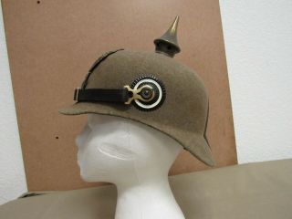WWI German Spiked Helmet no guts 2