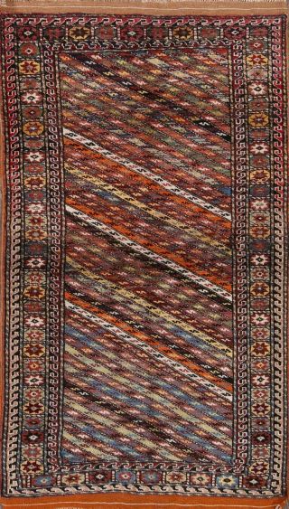 Kazak Moharramat Russian 3x6 Collectable Handmade Oriental Wool Rug 5 