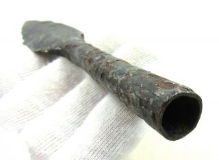 AUTHENTIC MEDIEVAL VIKING ERA MILITARY IRON SOCKETED SPEAR HEAD - L644 3