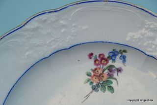 FINE Sevres Plate 1764 LOUIS XV porcelain assiette porcelaine vase pate tendre 3