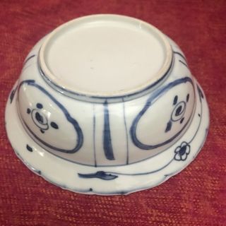 Ming dynasty Wanli Period kraak Klaptmus Bowl Blue And White Antique 5
