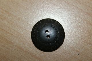 Goodyear Hard Rubber Button Novelty Rubber Co HTF 