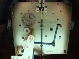 Seth Thomas 124 8 - Day Pendulum Westminster Chime Movements Mantle Clock W Key 10