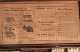 Antique The Konseal Filling & Closing Apparatus J.  M.  GROSVENOR & Co.  Apothecary 3