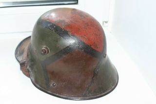 M16 german camo helmet rare siemens&halske stamp 60 size 4