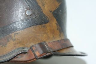 M16 german camo helmet rare siemens&halske stamp 60 size 9