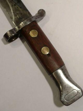 Antique British Pattern 1888 Lee Metford MkI Type II Military Bayonet Knife 1897 3