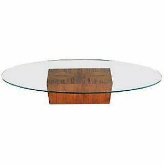 Glass Coffee Table By Harvey Probber