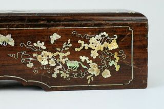 An Antique Chinese Mother of Pearl Inlay Opium Box Casket 19th century 7