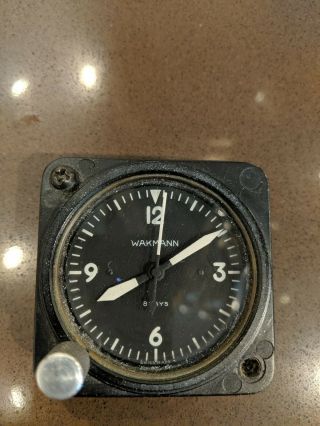 Wakmann 8 Day Aircraft Clock