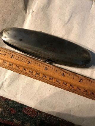 Rev War 18th Century Hand Forged Iron Polished Steel Eyeglass Case 5 Inch 1780’