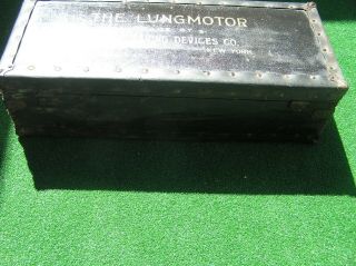 THE LUNG MOTOR Vintage Medical Device Case Obscure Goth Oddball Rocker 1914 7