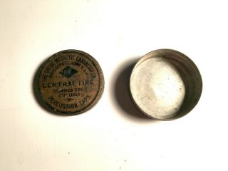 Vintage UMC Percussion Cap Tin for Muzzleloading Rifle 4