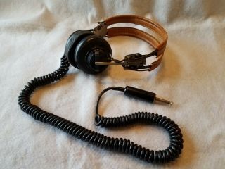 Ww2 Us Military Pilot / Aircrew / Air Crew Radio Headphones Or Headset