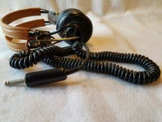 WW2 US military pilot / aircrew / Air Crew radio headphones or headset 4