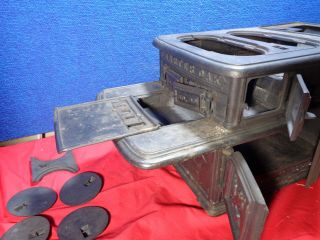 Antique Salesman Sample Size Cast Iron Stove Store Display G F FILLEY 1871 10