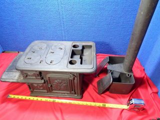 Antique Salesman Sample Size Cast Iron Stove Store Display G F FILLEY 1871 5