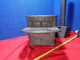 Antique Salesman Sample Size Cast Iron Stove Store Display G F FILLEY 1871 6
