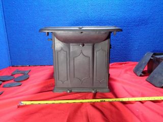 Antique Salesman Sample Size Cast Iron Stove Store Display G F FILLEY 1871 8