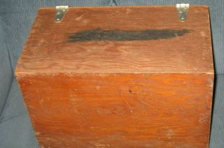 Rare Vintage Antique United State US Navy Military Wooden Ballot Suggestion Box 2