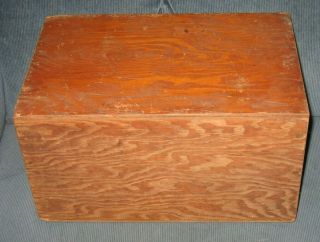 Rare Vintage Antique United State US Navy Military Wooden Ballot Suggestion Box 3