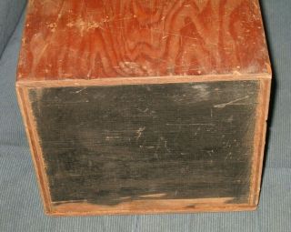 Rare Vintage Antique United State US Navy Military Wooden Ballot Suggestion Box 4